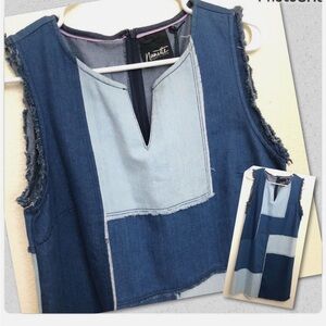 Patchwork Sleeveless Dresss